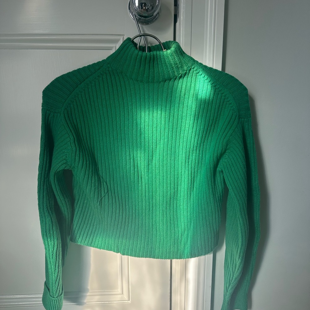 Tibi green sweater